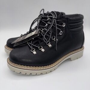 Montelliana 1965 Margherita Boots Women's Size 7 EU 37‎ Black Leather